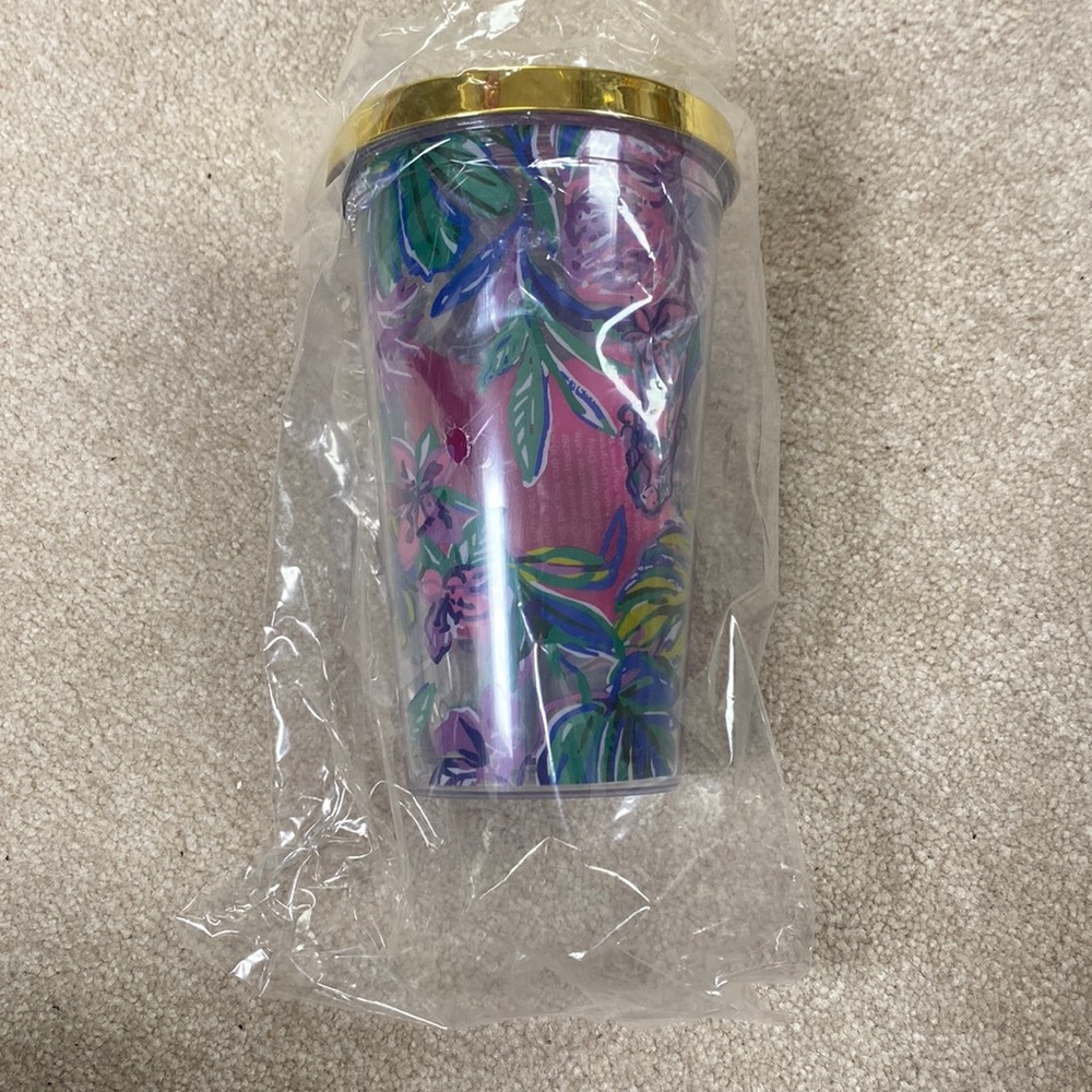 Lilly Pulitzer travel tumbler